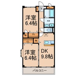 クレセール松岡の物件間取画像